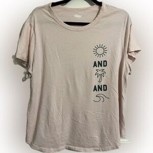 EUC Pink Beach T-Shirt | XL